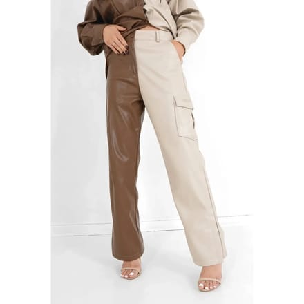 Vrouwelijke kunstleren broek Sixth June