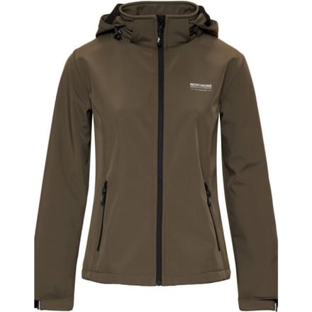 Nordberg Ingrida Softshell Jas Dames - Army - Maat XL