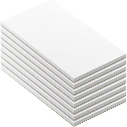 Notitieblokken - Memoblokken - Taken bijhouden - Stevig karton - 8 stuks - Wit