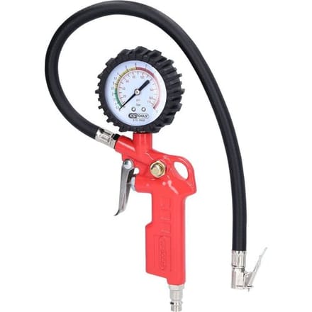 KS Tools Serie - Pneumatische Bandenspanningsmeter - Ergonomische Handgreep - Analoge Display