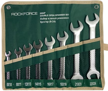 Rockforce - Ringsleutelset - 8-24mm - Staal - Professioneel
