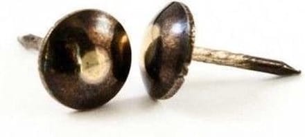 Deltafix stoffeernagels 9,5 mm - brons - sierspijkers - 35 stuks