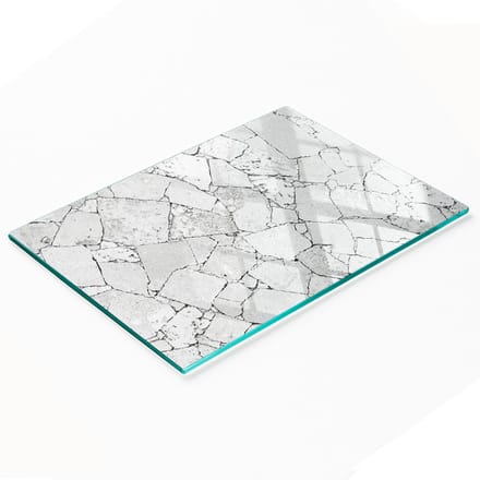 Multifunctionele decoratieve keukenplank van gehard steen, 80x52 cm