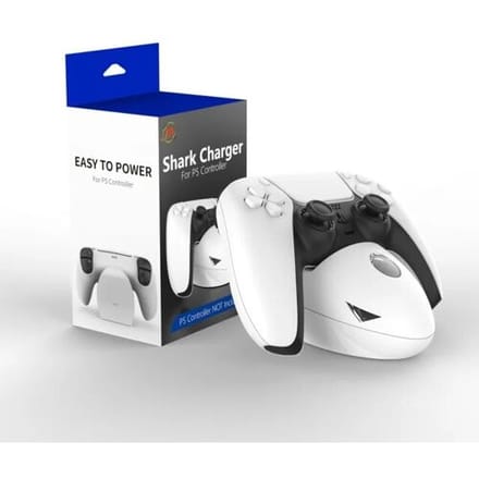 JYS Shark Charger-Wit (PlayStation 5) Nieuw