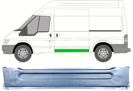 Schuifdeur reparatiepaneel binnen voor Ford Transit 2000-2013 / Links
