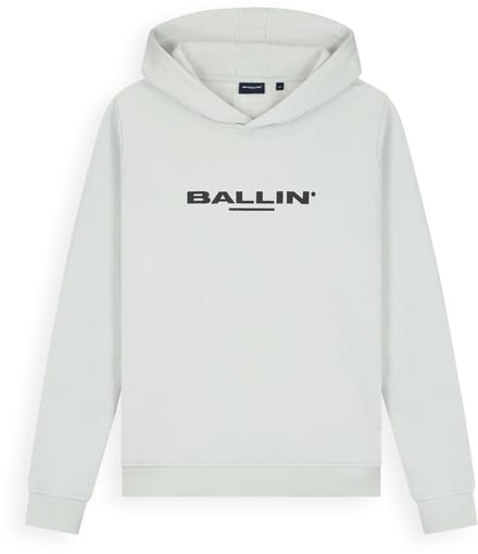 Ballin Amsterdam - Jongens Regular fit Sweaters Hoodie LS - Leaf Green - Maat 10