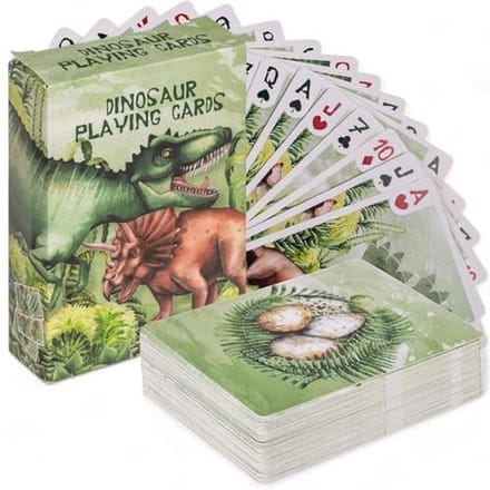 Dinosaurus Speelkaarten – 54 kaarten voor Familieavonden