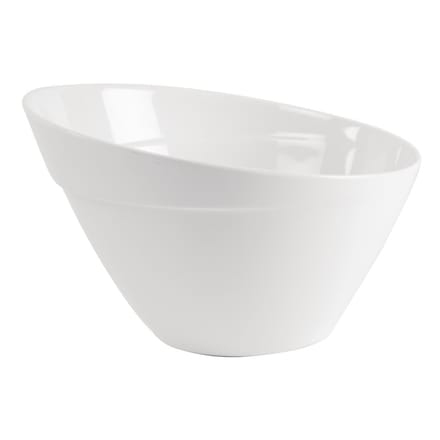 Melamine schaal "balance", \xf830 x h19,5 cm, wit, set van 2 stuks