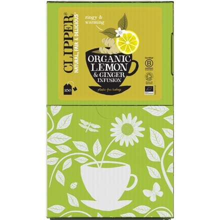 Clipper Tea - Organic Wild Lemon & Ginger - 250 zakjes