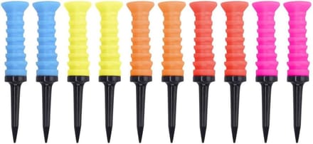 Golf Elastische Tees - 10 Stuks Lichtgewicht Herbruikbare Trainingstees voor Golf