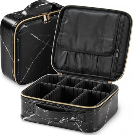 YONO Make Up Tas - Beautycase Dames en Meisje - Cosmetica Organizer - Koffer - Zwart