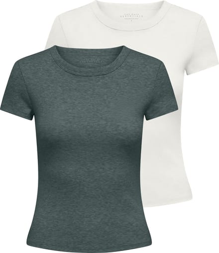 ONLY - ONLEASY S/S TOP CS JRS 2 PACK - Meisjes - T-shirts
