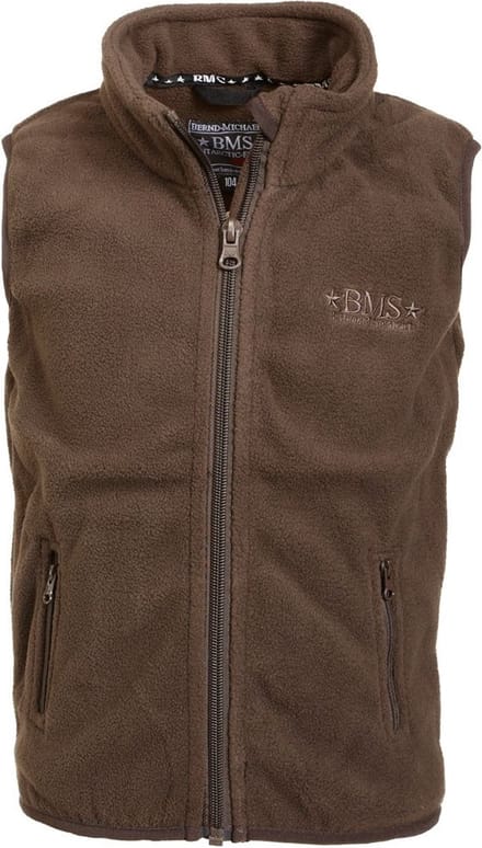 BMS Kinderjas Antarctisch Clima-Fleece Vest Bruin