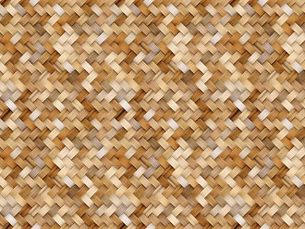 Vinyl | Vloerkleed vinyl | Bamboe | 95x95 cm