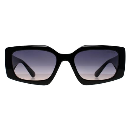 Guess GF6200 01B glanzende zwartpaarse zonnebril met kleurverloop