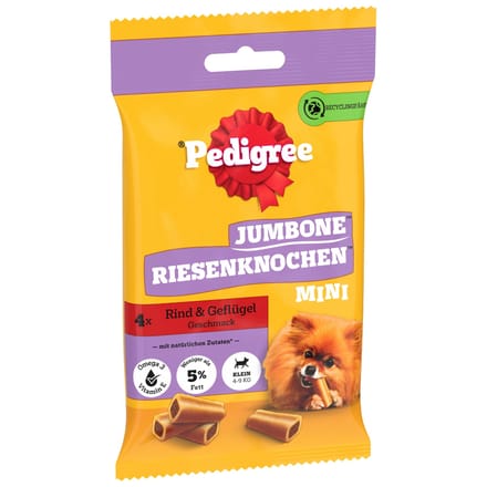 5x160g Jumbone Mini Rund Pedigree Hondensnacks