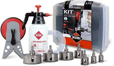 Rubi 50937 9-delige EasyGres Diamantborenset voor nat boren incl. accessoires
