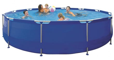 Opzetzwembad met filterpomp - Rond zwembad - 450x90 cm - veel accessoires