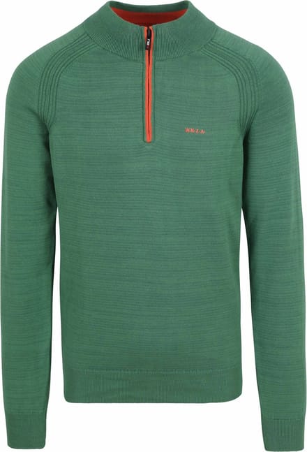 NZA - Effen katoenen trui - Amazon Green