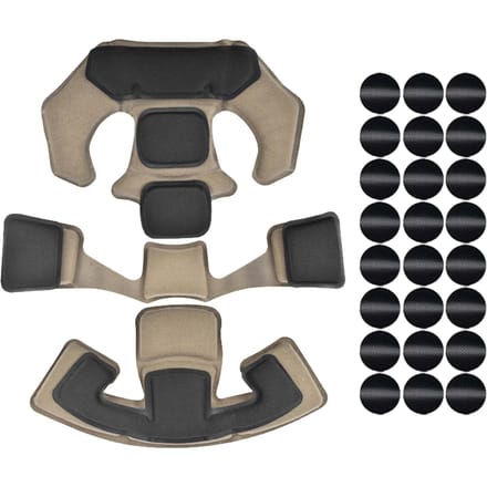 Memory Foam Helmpads Beschermende kussenmat Vervanging voor Team Wendy Helmaccessoires lichtbruin