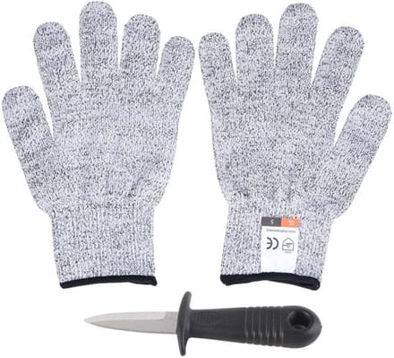 Oestermes - Oester Openende Handschoenen - Slijtvaste Kit - Geschikt
