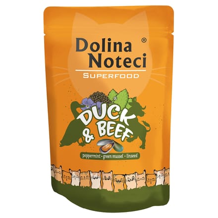 Dolina Noteci Superfood 10 x 85 g - Eend en rund 10 x 85 g