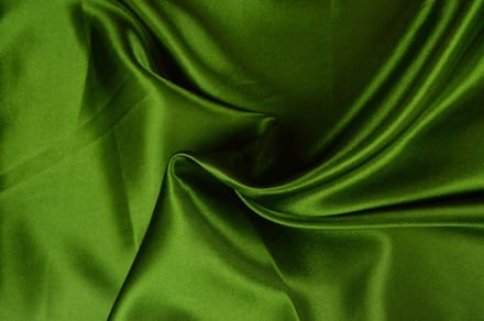 15 meter satijn stof - Mosgroen - 100% polyester