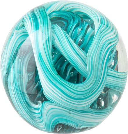J-Line presse-papier Bal - glas - turkoois - small