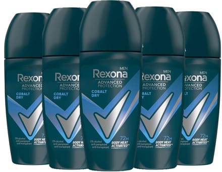 Rexona Deo Roller Cobalt Dry - 5 x 50 ml