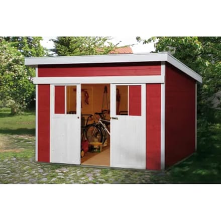 Weka Tuinhuis 225 - Rood - 295x299cm