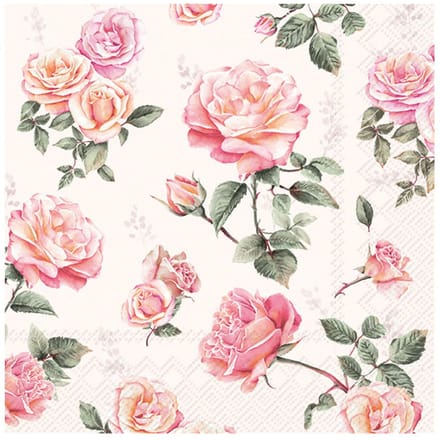 Servet "Classic Roses"