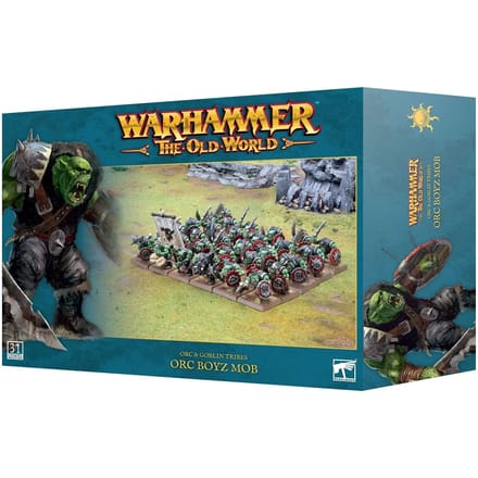 Figurine Games Workshop Warhammer ToW - Orc & Gobelin : Orc Boyz Mob