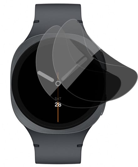 Privacy Screenprotector geschikt voor Samsung Galaxy Watch 8 40mm - 2x FlexGuard Screen Protector