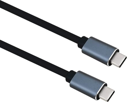 Anschlusskabel, USB 3.2 Type-C� Stecker/Stecker, PREMIUM, 1,0m, schwarz