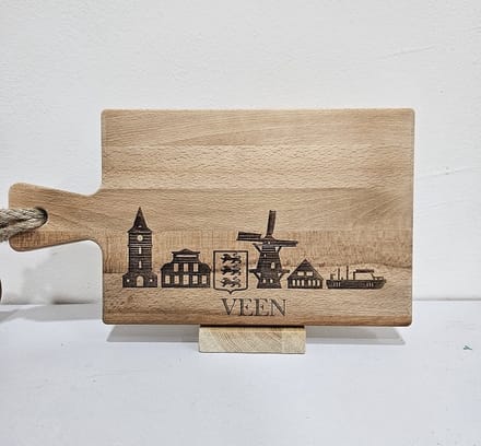 borrelplank beukenhout skyline Veen 59 cm