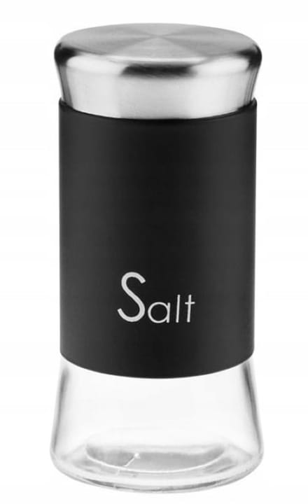 Galicja GRENO - Zoutsteen - Zwart Glas - 150 ml - Decoratief