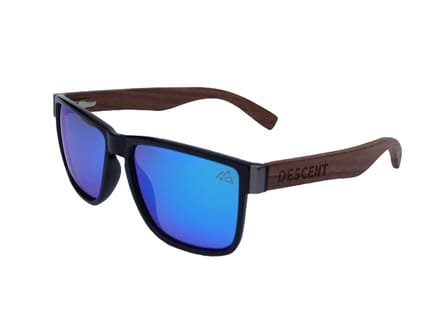 Descent - Zonnebril - Hekla - Blauw - Gepolariseerd - Hout - Polycarbonaat