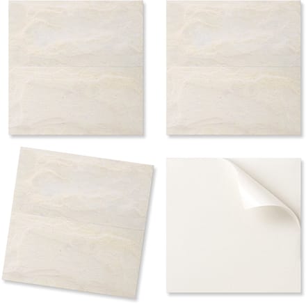 Vinyl wandtegels met natuursteenstructuur, set van 20x20x20 cm