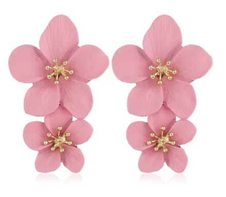 Oorbellen- Glee- licht roze- Charme Bijoux
