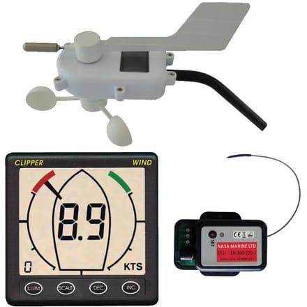 NASA CLIPPER draadloze Wind Meetsysteem inclusief Sensor en Databox | CLIP-WWIND
