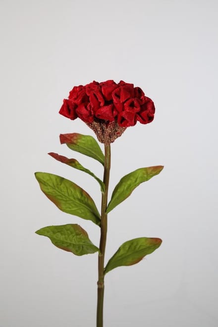 Viv! Home Luxuries Hanekam - zijden bloem - rood - 59cm