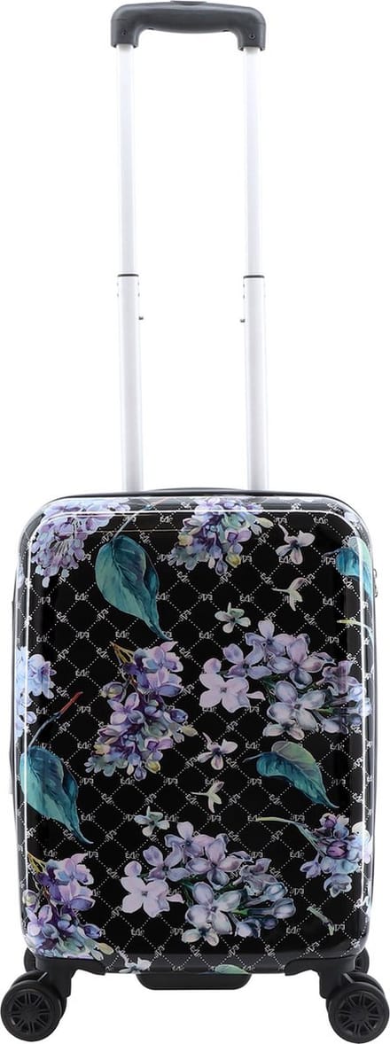 ELLE Floret Harde Handbagage Koffer 55 cm - Small - Zwart - Zwart / Small