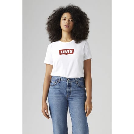 Levi's Graphic Iconic Tee Vintage Bw W/co White Taglia: M | Maglie Sportivi Outlet | Donna | Bianco