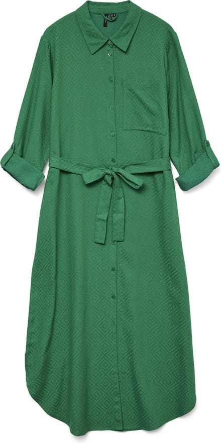 VERO MODA - VMVILNA LS 7/8 SHIRT DRESS WVN GA - Dames - Mini jurken