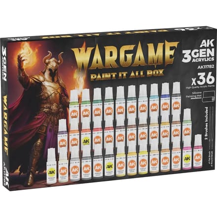 Acrylverf AK Interactive Wargame Paint It All (x36)
