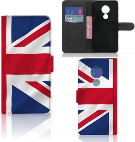 Motorola Moto G7 Power Bookstyle Case Groot-Brittannië