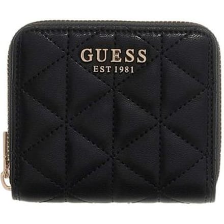 GUESS portemonnee Paisleigh SLG Small Zip Around Wallet Black zwart