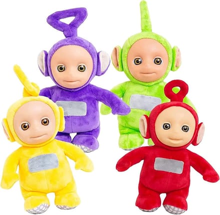 Set van 4 Zachte Pluche Knuffels, 26cm, Spelende Figuren