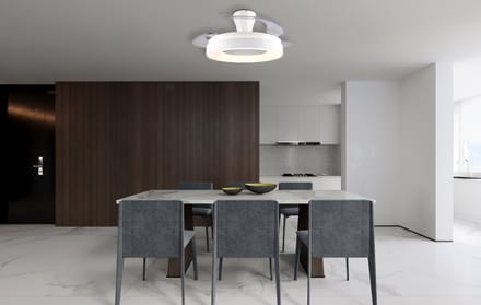Trio - Plafondventilator VANSBRO - Wit - 106x106x29 cm