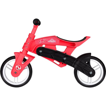 Nijdam Loopfiets - Verstelbaar - N Rider - Roze/Zwart